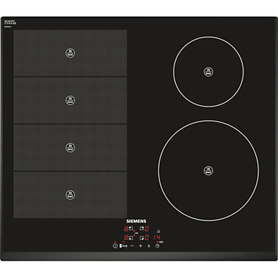 Siemens EH651BN17E Induction Hob, Black Siemens EH651BN17E Induction Hob, Black